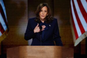 "Kamala Harris during her first TV interview as the Democratic presidential nominee, analyzed by body language expert Susan Constantine."