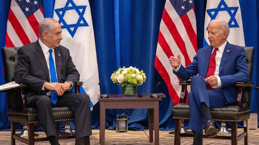 "President Joe Biden speaking at the White House addressing the Israel-Hamas hostage deal negotiations, criticizing Prime Minister Netanyahu's efforts."