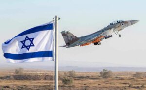 Israeli warplanes strike Hezbollah targets in southern Lebanon during escalating cross-border conflict, targeting rocket launchers and weapons storage facilities.